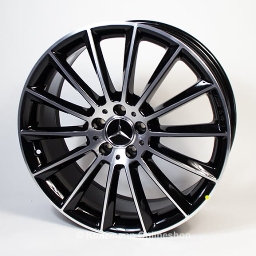 Set di cerchi AMG a 20 pollici nero lucido Classe E W213 Originale Mercedes-Benz | A21340122/2300-7X23