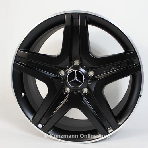 Set cerchi AMG 20 pollici | Classe G W463 | design a 5 doppie razze del G63 / G65 AMG | nero opaco | B66031558-Satz