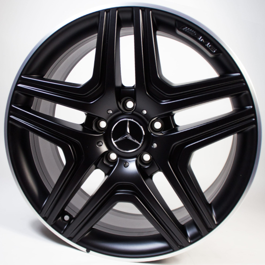 Set di cerchi G 63 / 65 AMG 20 pollici 5 razze nero Classe G W463 Original Mercedes-Benz | A46340130027X71-B