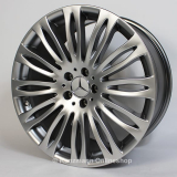 Set di cerchi multirazze 20 pollici Classe S W222 originale Mercedes-Benz thuliumsilber