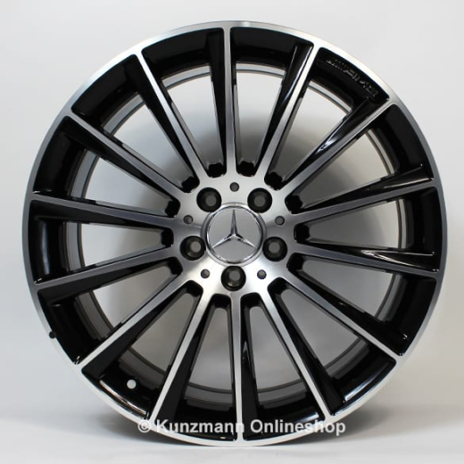 Set di cerchi AMG da 20 pollici | Classe S W222 | Multirazze | Night Package | Originale Mercedes-Benz | A2224010400/0500 7X23