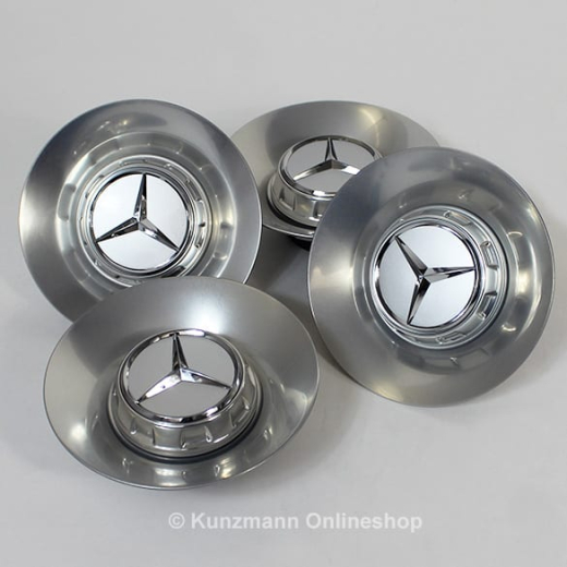 Coprimozzo AMG | Copertura cerchio forgiato | Mercedes-Benz Classe S W222 | grigio titanio | S63-222-titangrau-Nabendeckel
