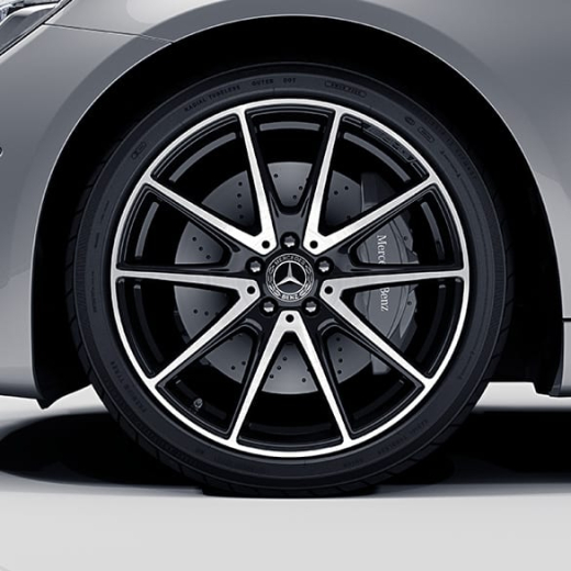 Set di cerchi AMG 20 pollici Classe S W222 5 doppie razze Original Mercedes-Benz nero | A2224014000/4100-7X23