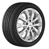 Set di cerchi da 16 pollici a 10 razze Mercedes-Benz V-Klasse argento