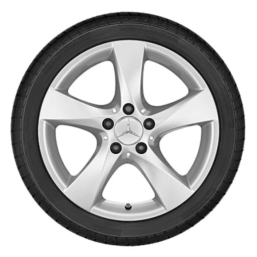 Set cerchi da 17 pollici | Ruota a 5 razze | Mercedes-Benz Classe V | A44740148007X45-B