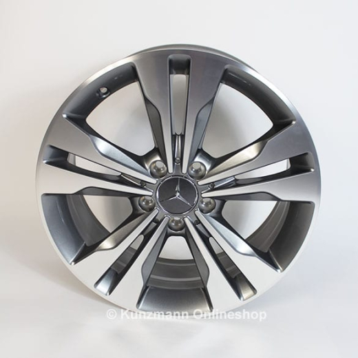 Set cerchi 18 pollici | ruota a 5 doppie razze | Mercedes-Benz Classe V | grigio tremolit | A44740144007X44-Satz