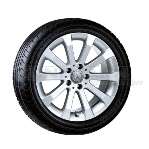 Cerchi in lega 17 pollici | Design a 10 razze | CLS W219 | Originale Mercedes-Benz | 