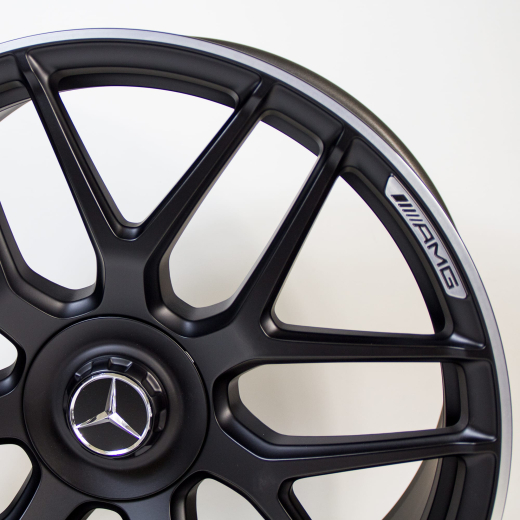 GLC 63 AMG cerchi forgiati da 21 pollici | Originale Mercedes-Benz X253/C253 | nero tornito lucido | A2534014000/41007X71