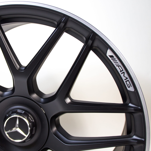 GLC 63 AMG cerchi forgiati da 21 pollici | Originale Mercedes-Benz X253/C253 | nero tornito lucido | A2534014000/41007X71