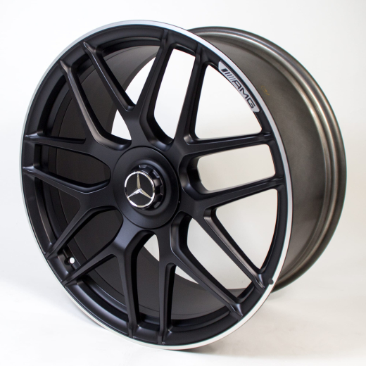GLC 63 AMG cerchi forgiati da 21 pollici | Originale Mercedes-Benz X253/C253 | nero tornito lucido | A2534014000/41007X71