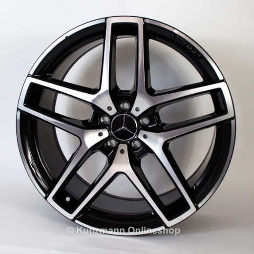 Set di cerchi AMG 21 pollici design a 5 doppie razze GLE C292 originale Mercedes-Benz | A2924012900/1700-7X23