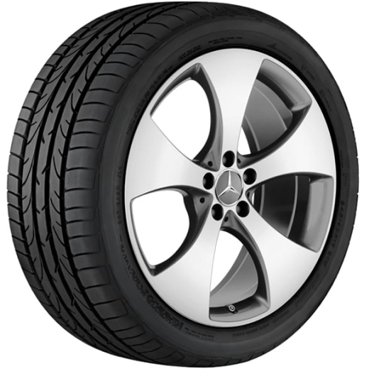 Set cerchi da 21 pollici ruota a 5 razze GLE Coupé C292 originale Mercedes-Benz | A29240104/05007X21-Satz