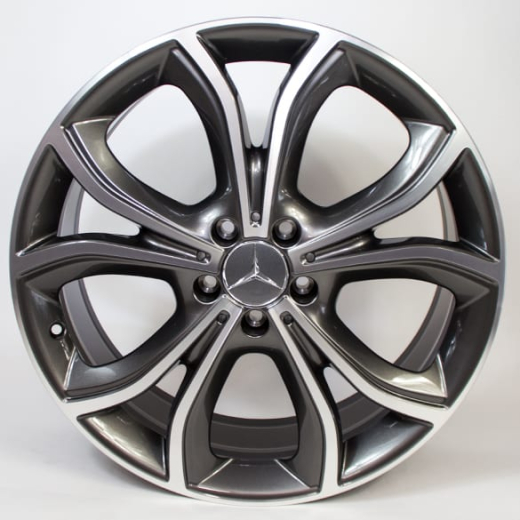 Set cerchi da 20 pollici a 5 doppie razze Classe E W213 originale Mercedes-Benz | A2384010100/0200-7X44