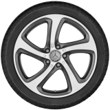 Set di cerchi da 18 pollici a 5 razze per Classe E W213 Original Mercedes-Benz