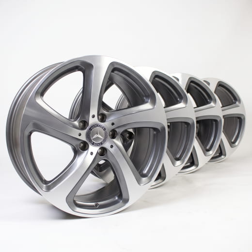 Set di cerchi da 18 pollici a 5 razze Classe E W213 tremolit metallic Original Mercedes-Benz | A2134013200/3300-7X44