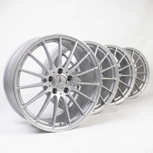 Set di cerchi da 18 pollici a 15 razze vanadiumsilber SL R231 Original Mercedes-Benz | A23140106027X45/07027X45-Satz