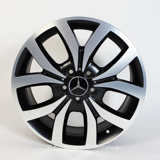 Mercedes-Benz A-Klasse W176 originale | Set di cerchi 18 pollici | nero opaco | A24640121027X36-A