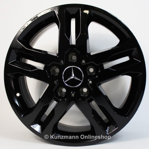 Set di cerchi Mercedes-Benz da 18 pollici | G-Klasse W463 | Sport | nero | A46340125027X43-Satz