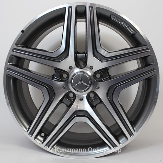 Cerchi in lega AMG | Design a 5 razze per G63 / G65 AMG | Mercedes-Benz Classe G W463 | 20 pollici | B66031528-Satz