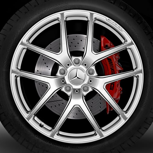 Set cerchi AMG 21 pollici Edition 463 lucidati ceramicamente Classe G W463 Original Mercedes-Benz | A46340104007X15-Satz
