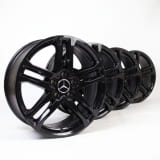 Set di cerchi da 18 pollici Classe G W463 nero originale Mercedes-Benz Sport