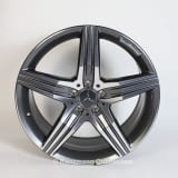 Set cerchi AMG a 5 razze da 20 pollici Classe S W222 Original Mercedes-Benz grigio titanio