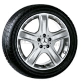 Cerchi in lega Mercedes-Benz con design a 5 razze - misura 19 pollici per la classe ML W164