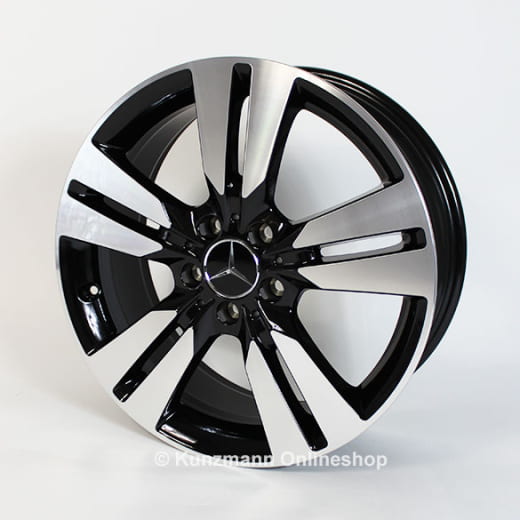Mercedes-Benz CLA-Klasse W117 d'origine | Jeu de jantes 18 pouces | noir | A24640104027X23-CLA