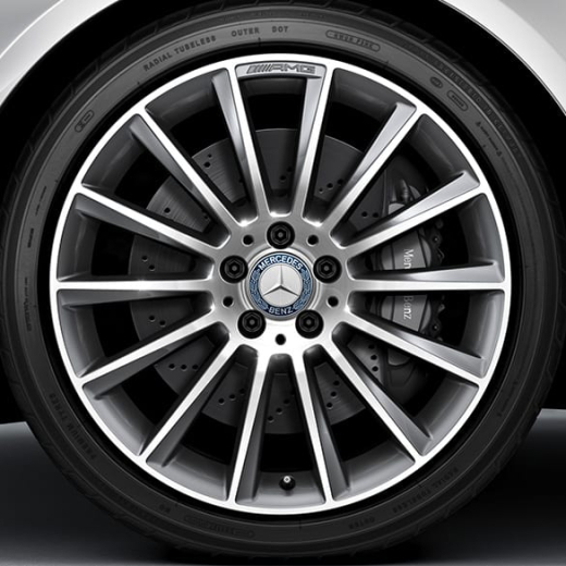 Jeu de jantes AMG 19 pouces | Jantes alu multibranches | Mercedes-Benz CLS W218 | gris titane | A21840111/2007X21-Satz