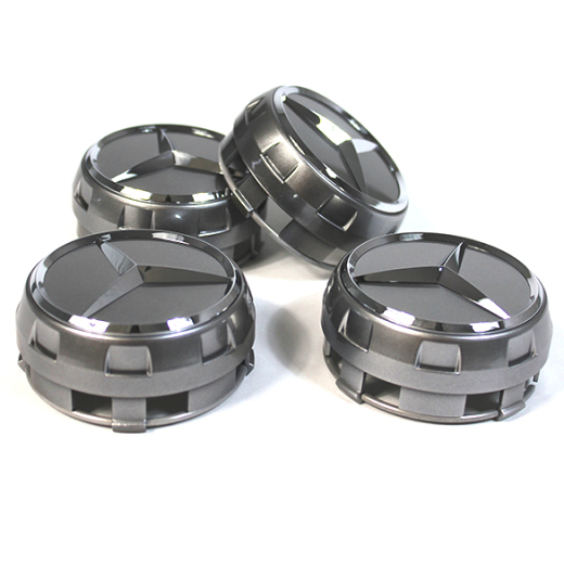 Cache moyeu AMG | Design fermeture centrale | chromeshadow dark metallic | A0004000900 9790