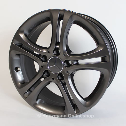Original Mercedes-Benz Classe A W176 | Lot de jantes 17 pouces | tremolit-metallic | A24640110027X28-A
