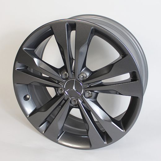 Original Mercedes-Benz Classe A W176 | Jeu de jantes 18 pouces | gris Himalaya/brillant | A24640104007756-A