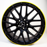 Jeu de jantes AMG A 45 19 pouces Yellow Night Edition Classe A W176 Original Mercedes-Benz