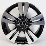 Jeu de jantes Mercedes-Benz 18 pouces à 5 doubles rayons pour B-Klasse W246