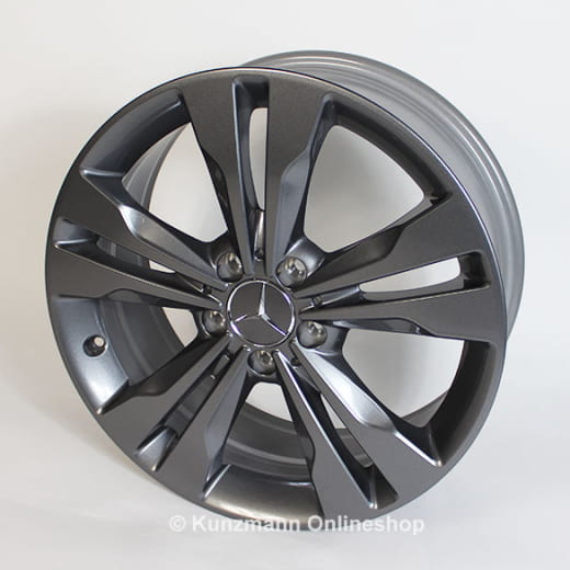 Mercedes-Benz Classe B W246 d'origine | Jeu de jantes 18 pouces | gris Himalaya | A24640104007756-B