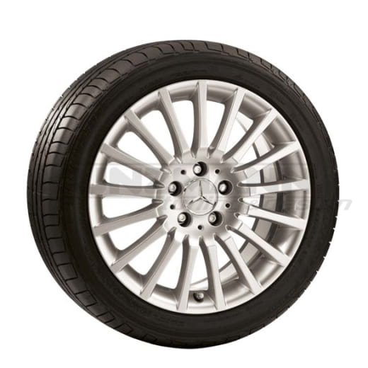Jantes alu 17 pouces | Design 17 branches | Classe C W204 | Mercedes-Benz d'origine | 