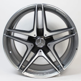 Jeu de jantes C63 AMG 19 pouces Mercedes-Benz Classe C W205 design 5 doubles branches