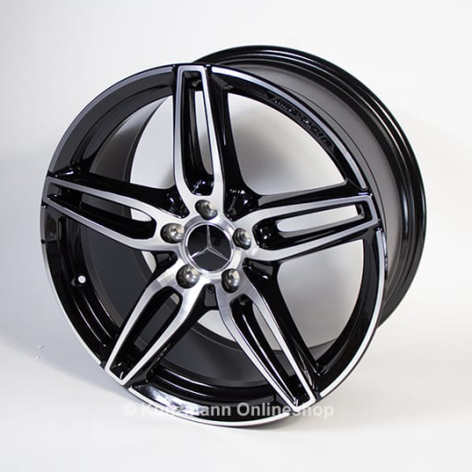 Jantes AMG à 5 doubles branches 19 pouces noir Classe E W213 original Mercedes-Benz | A21340120/2100-7X23