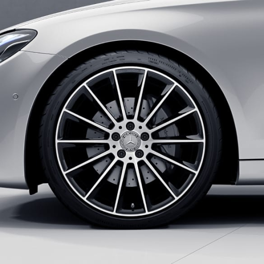 Jeu de jantes E43 AMG 20 pouces Classe E W213 à branches multiples noir original Mercedes-Benz  | A21340139/2300-7X23