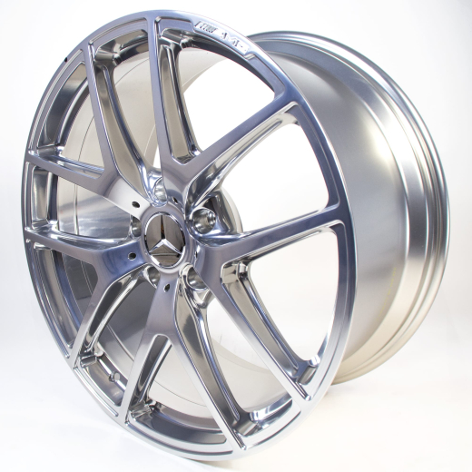 Jeu de jantes AMG 21 pouces Edition 463, poli céramique, Classe G W463, Mercedes-Benz d'origine | A46340104007X15-Satz
