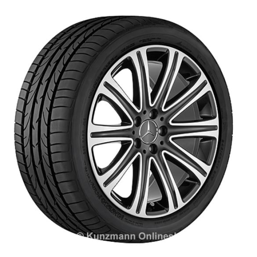 Jeu de jantes 19 pouces 10 branches noir SL R231 Original Mercedes-Benz | A23140116007X23/17007X23-Satz