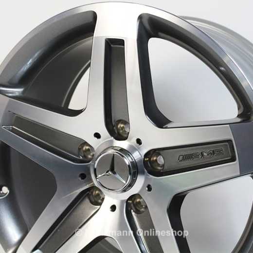 Set de jantes G 55 AMG 19 pouces | Classe G W463 | roue 5 branches | titangrau | B66031282-AMG