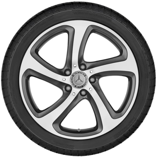 Jeu de jantes 18 pouces à 5 branches E-Klasse W213 tremolit metallic Original Mercedes-Benz | A2134013200/3300-7X44
