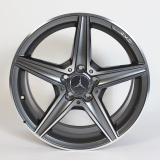 Lot de jantes AMG 18 pouces Classe C W205 5 branches gris titane