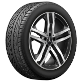 Roues été 19 pouces GLA GLB 247 noir, jeu complet de roues d’origine Mercedes-Benz