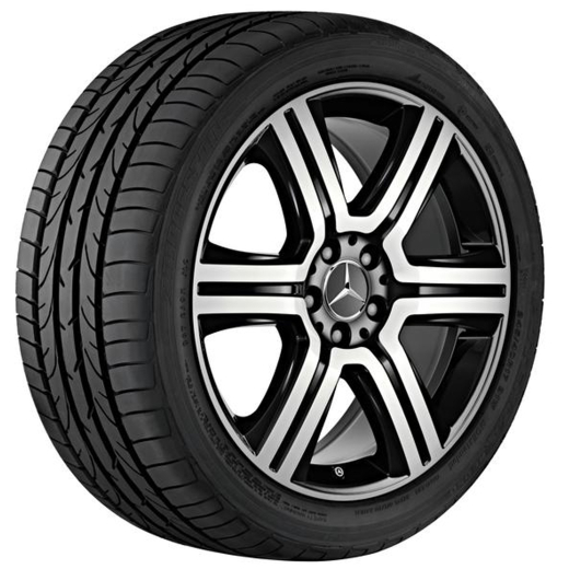 Roues été 19 pouces GLC X253 noir, jeu complet de roues | Q440021710850-GLC-X253