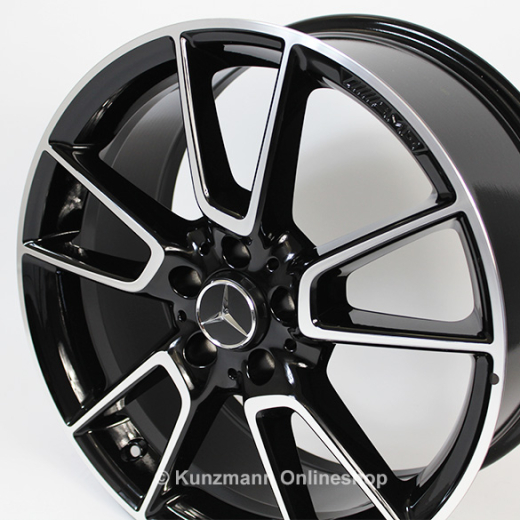 Roues été AMG 19 pouces Mercedes-Benz Classe C 205 5 doubles branches | A2054014900/65007X23-Continental