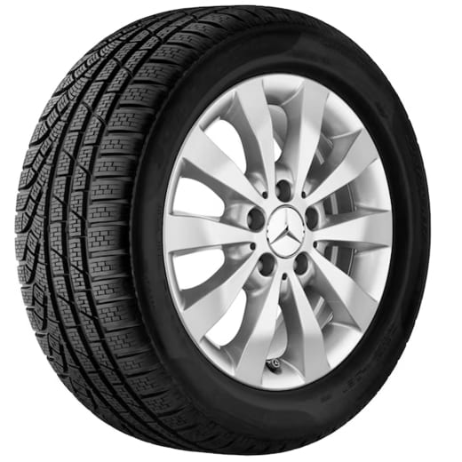 Roues hiver 16 pouces V-Klasse Mopf2 W447 argent pack jantes pneu d'origine Mercedes-Benz | Q44019111075A-76A