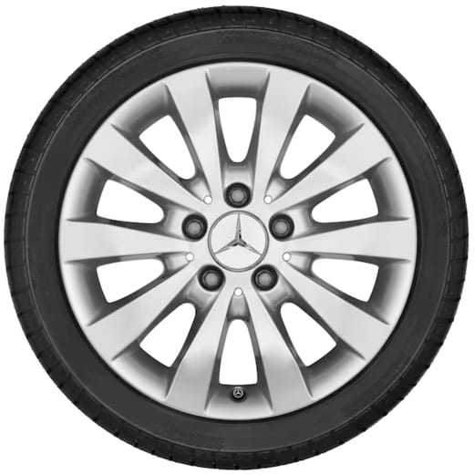 Roues hiver 16 pouces V-Klasse Mopf2 W447 argent pack jantes pneu d'origine Mercedes-Benz | Q44019111075A-76A