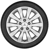 Roues hiver 16 pouces V-Class W447 argent jeu de roues complètes d'origine Mercedes-Benz